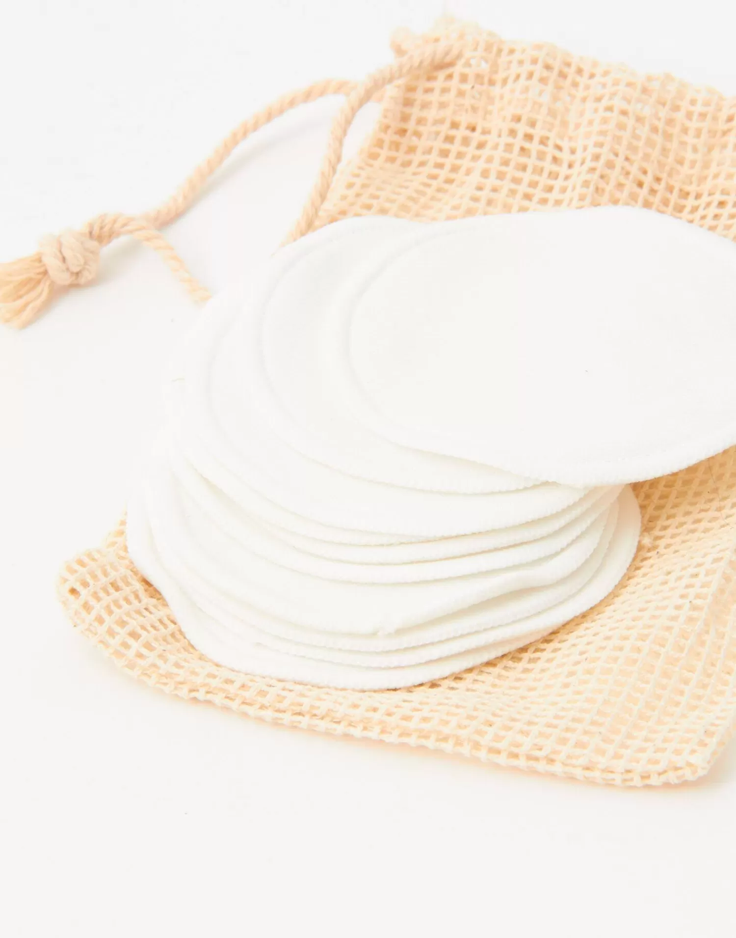 reusable_organic_cotton_rounds_3.webp Bodycare & Beauty | Bodycare & Beauty*Natura Selection Reusable Organic Cotton Rounds 124158-WHITE