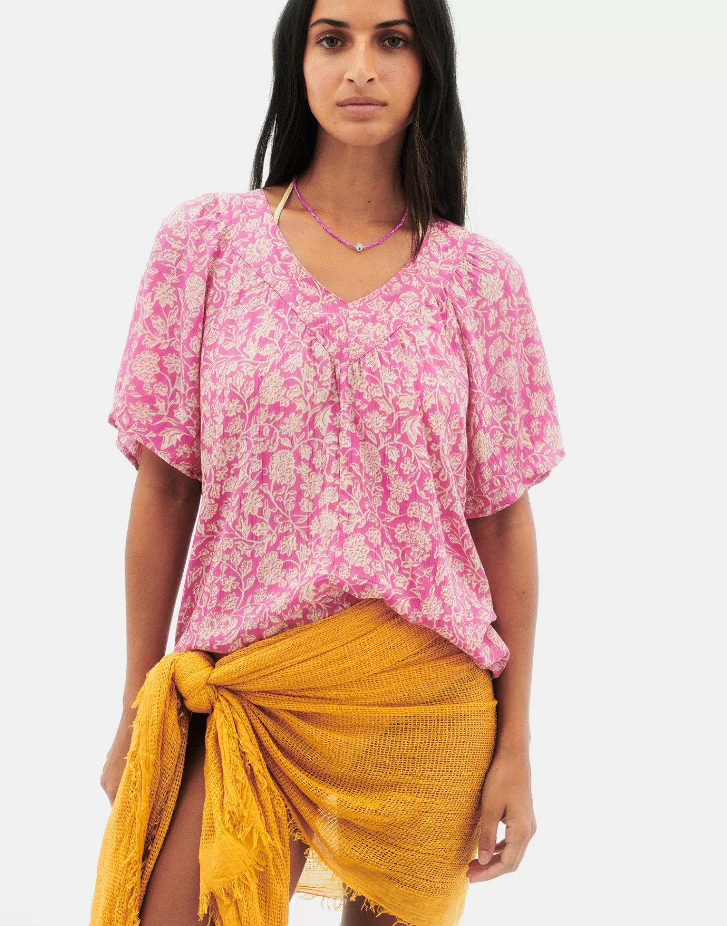 Shirts & Blouses | T-Shirts & Tops*Natura Selection Rose Blouse 147761-PINK