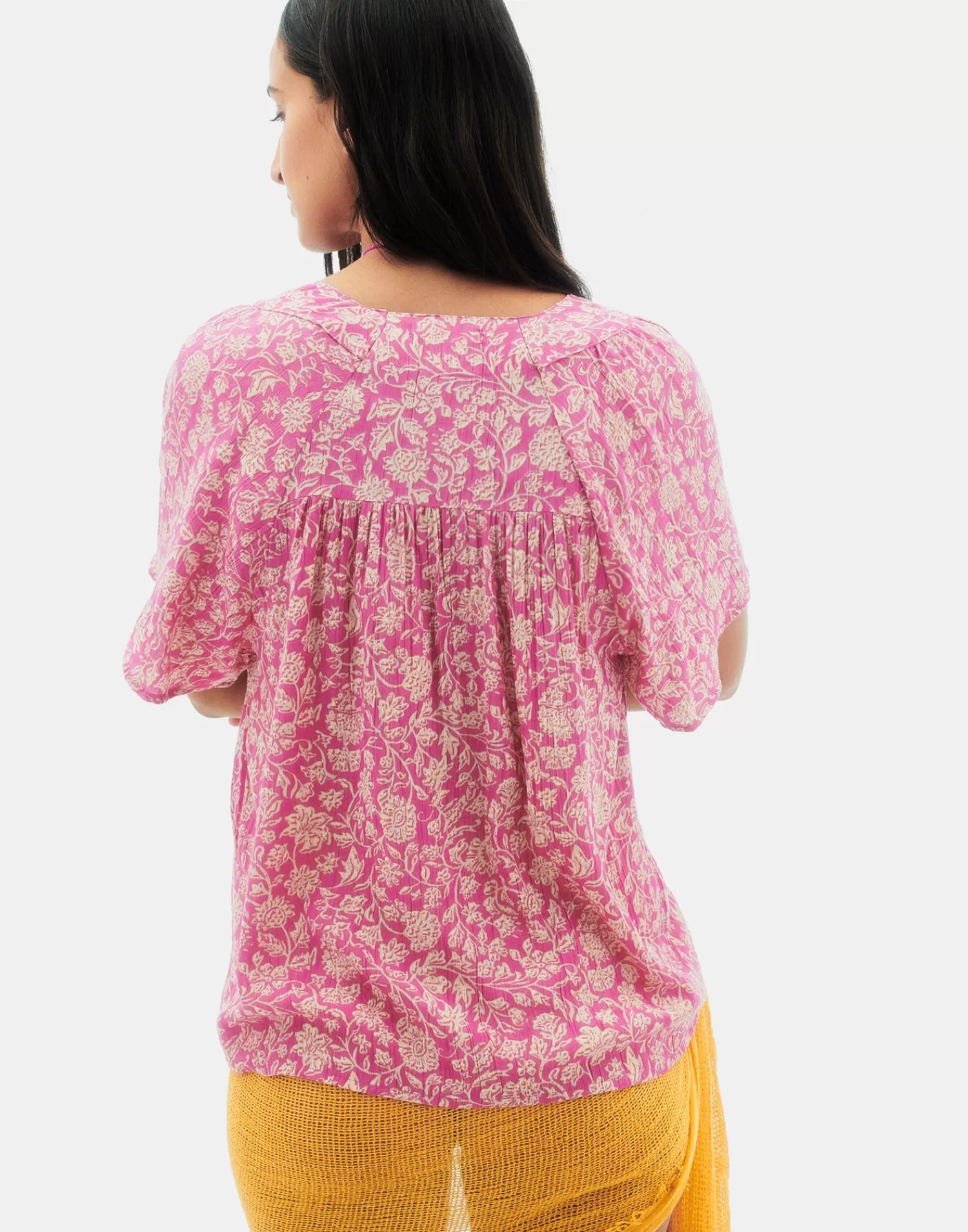 rose_blouse_4-1.webp Shirts & Blouses | T-Shirts & Tops*Natura Selection Rose Blouse 147761-PINK