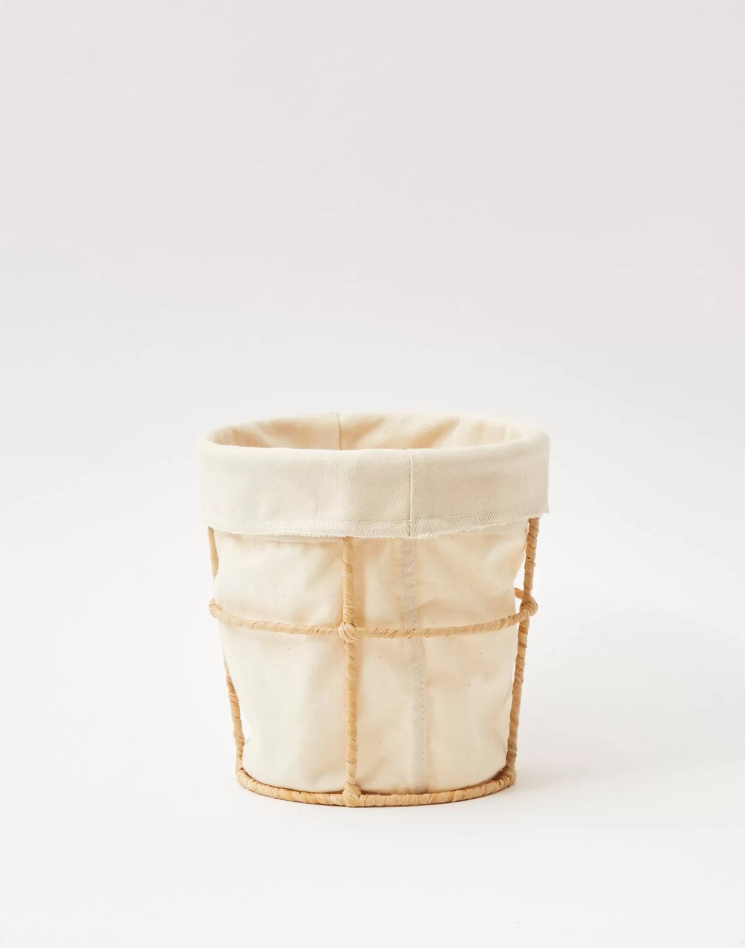 Decoration | Bathroom*Natura Selection Round Basket D15 Cm 139430-ECRU