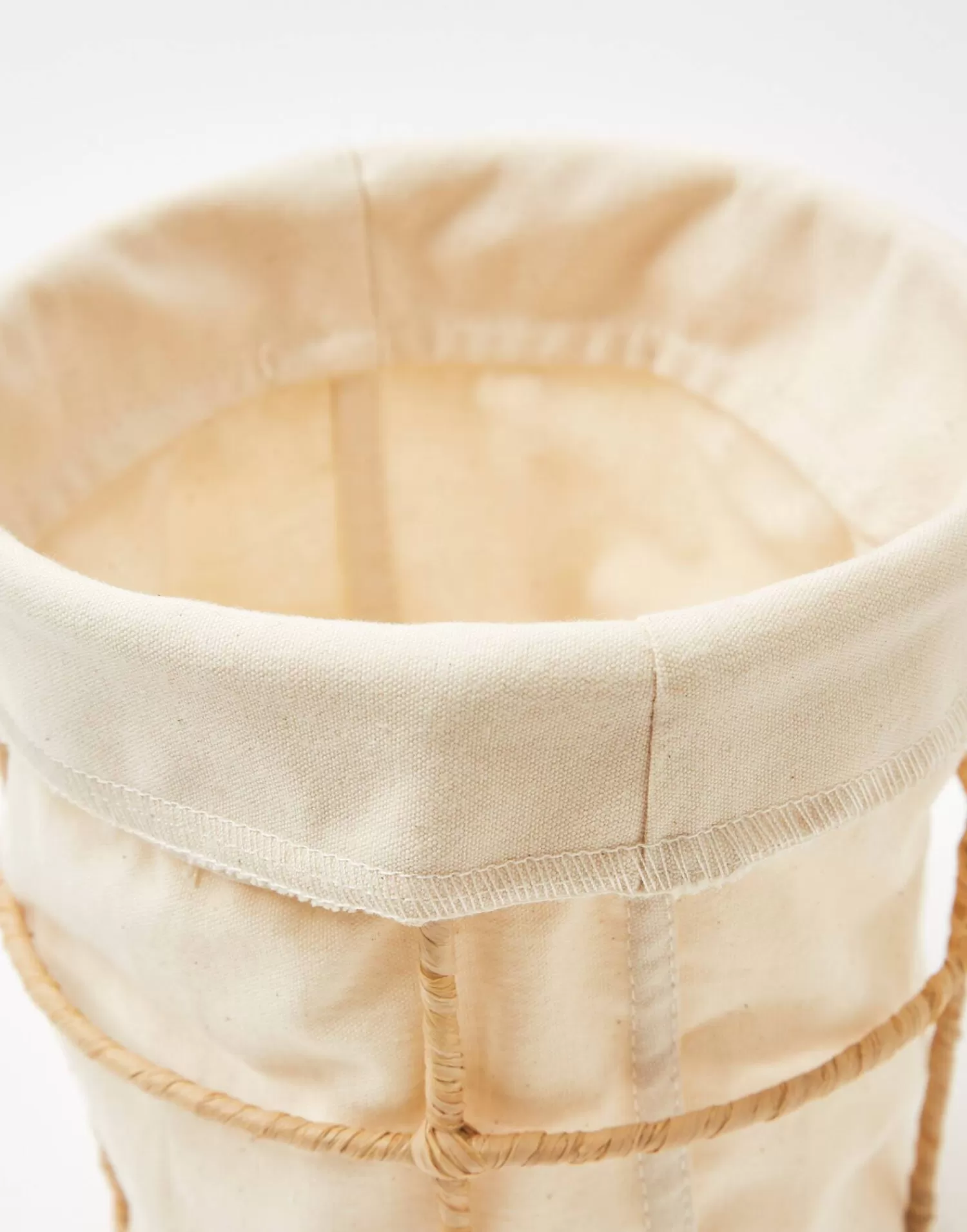 Decoration | Bathroom*Natura Selection Round Basket D15 Cm 139430-ECRU