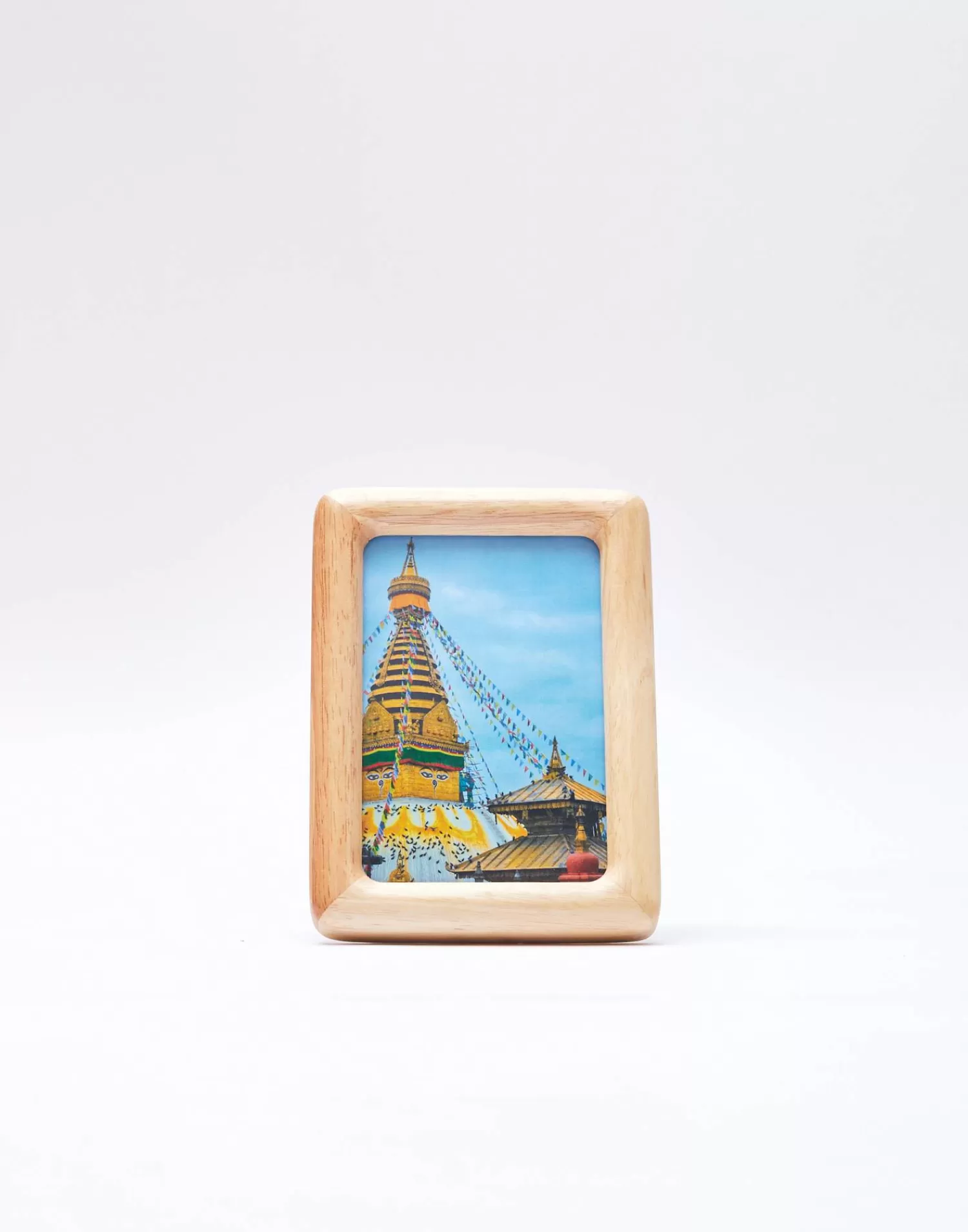 Decoration*Natura Selection Round Frame 10x15 142308-Natural