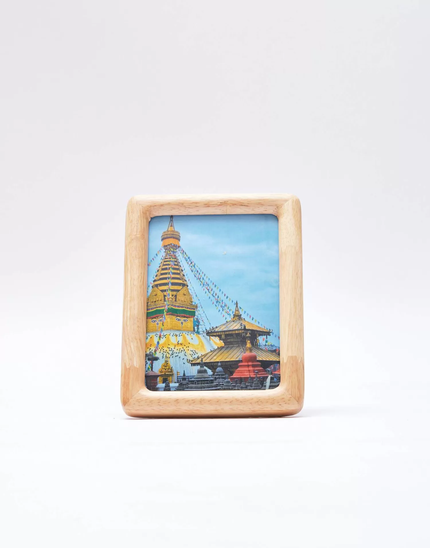 Decoration*Natura Selection Round Frame 13x18 142309-Natural