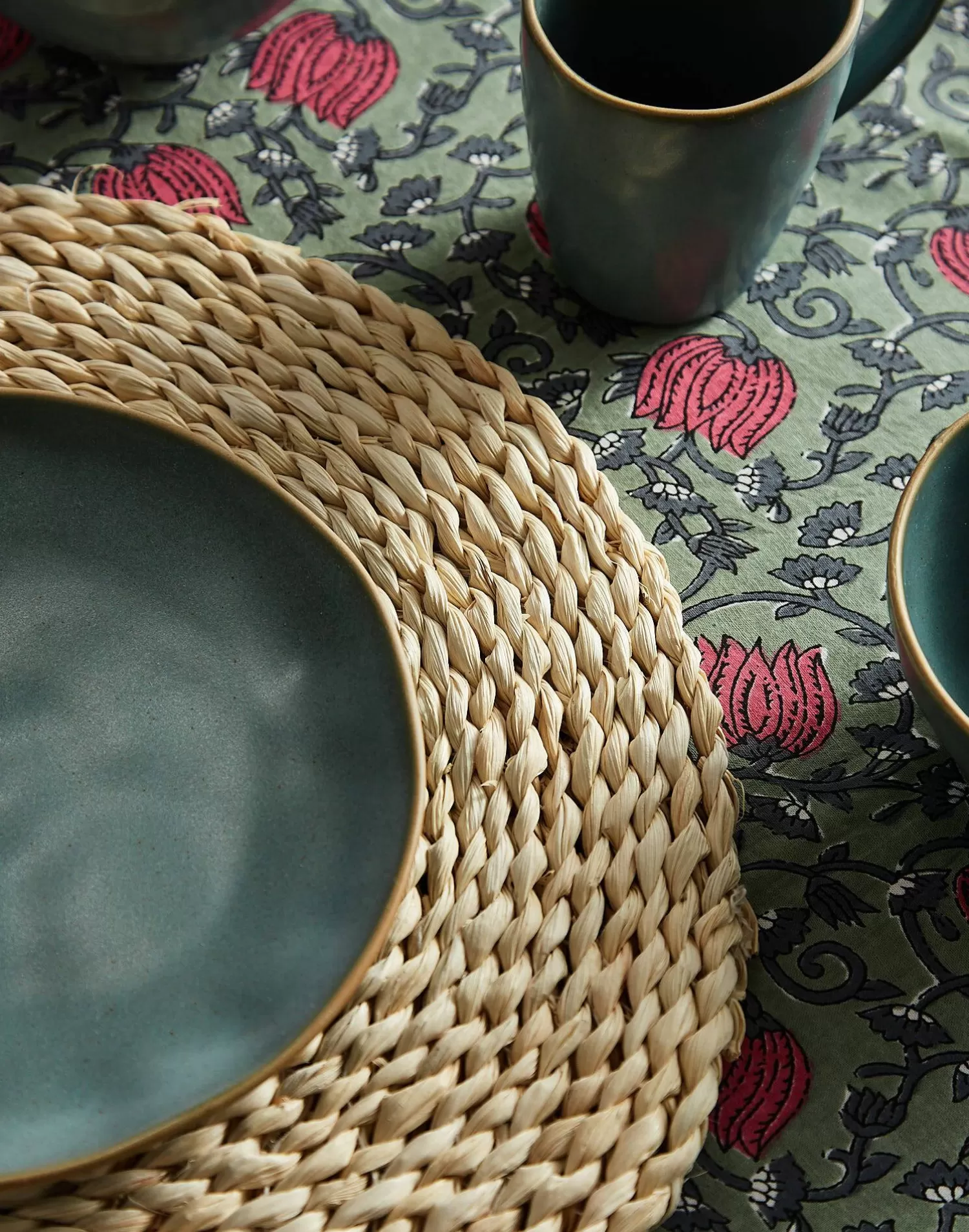 Textile*Natura Selection Round Placemat D38cm 125907-Natural