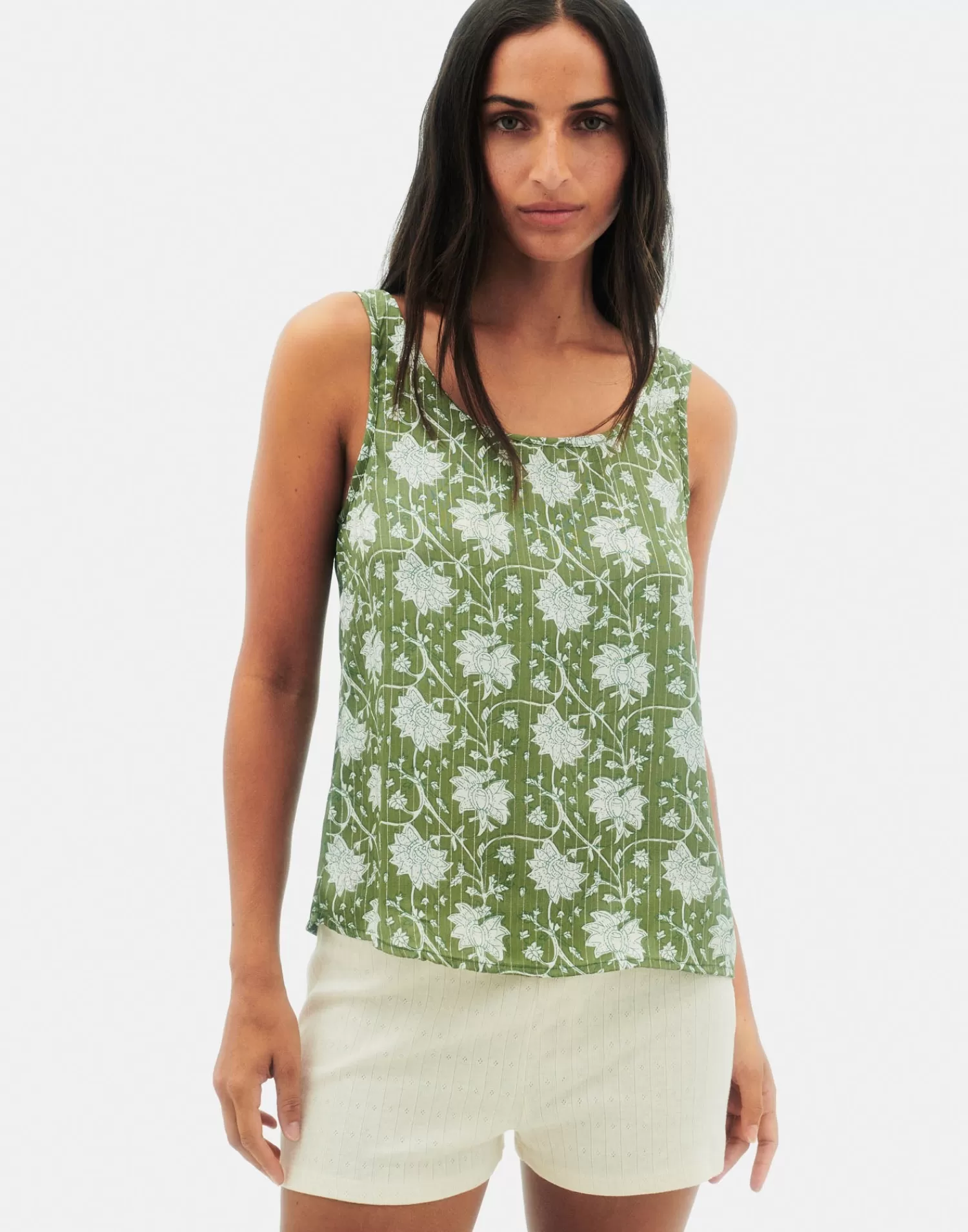 T-Shirts & Tops*Natura Selection Savana Top 147774-KHAKI