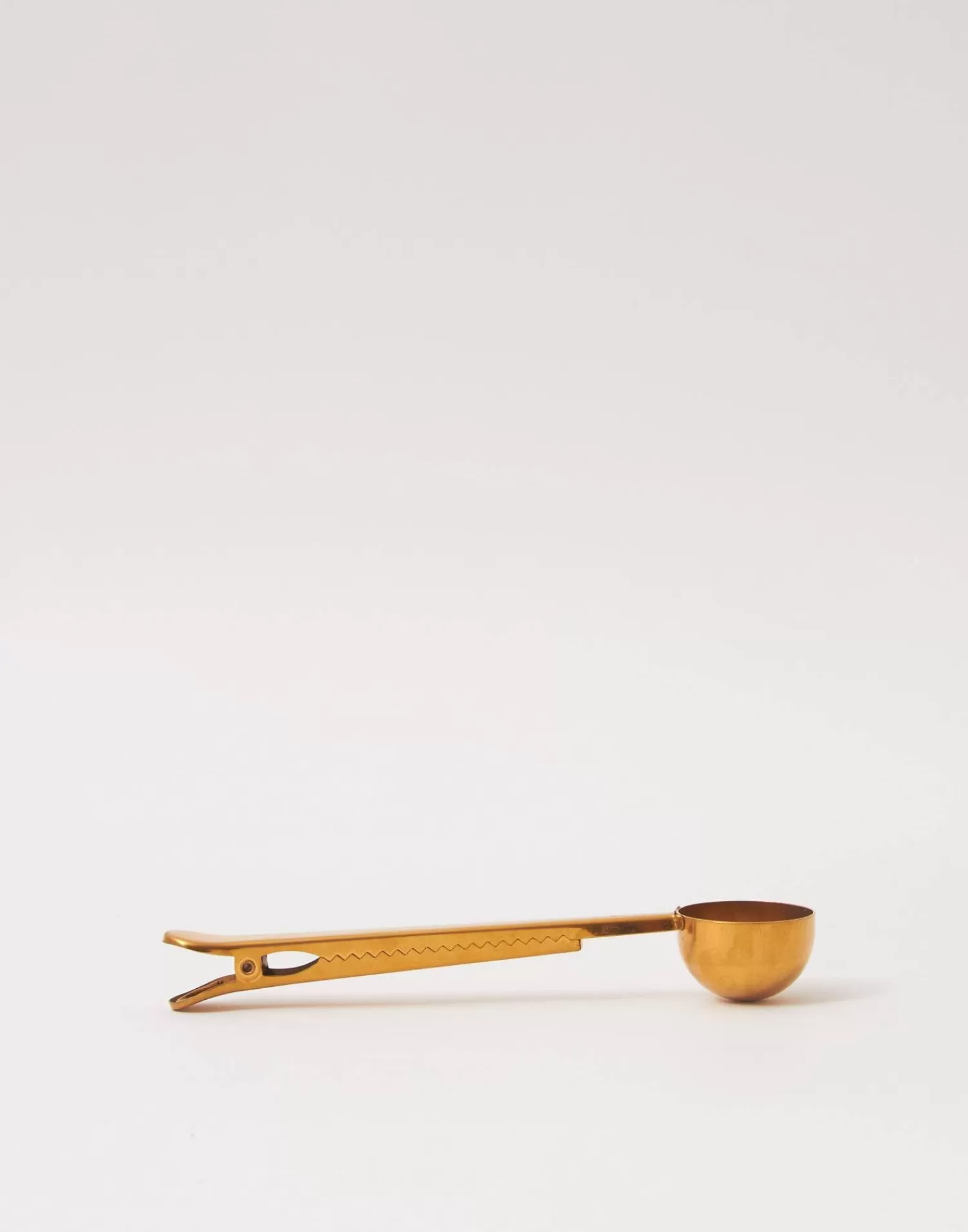 Kitchen*Natura Selection Serving Spoon With Clip 138319-Gold