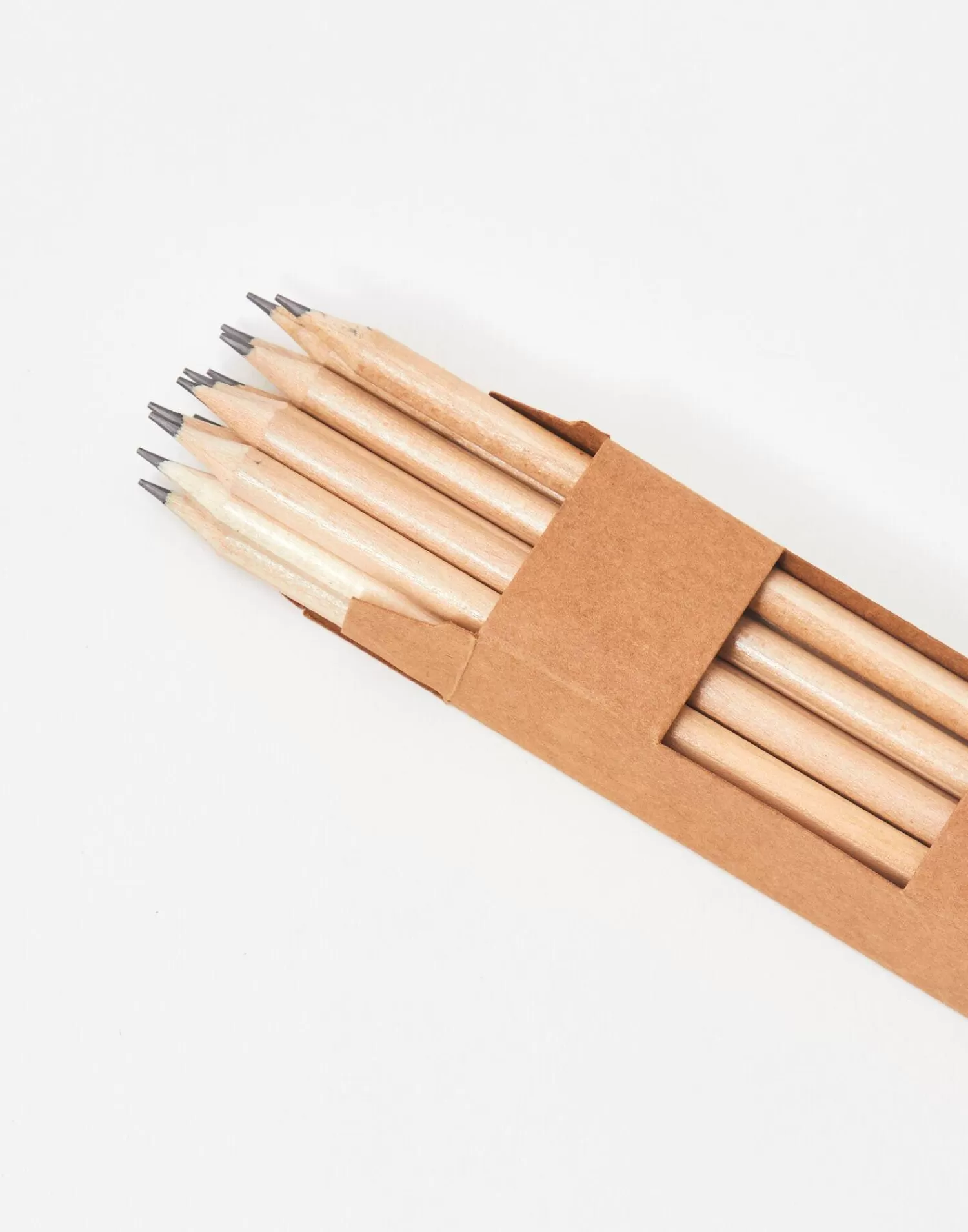 set_of_12_hb_pencils_3.webp Stationery*Natura Selection Set Of 12 HB Pencils 135510-Brown