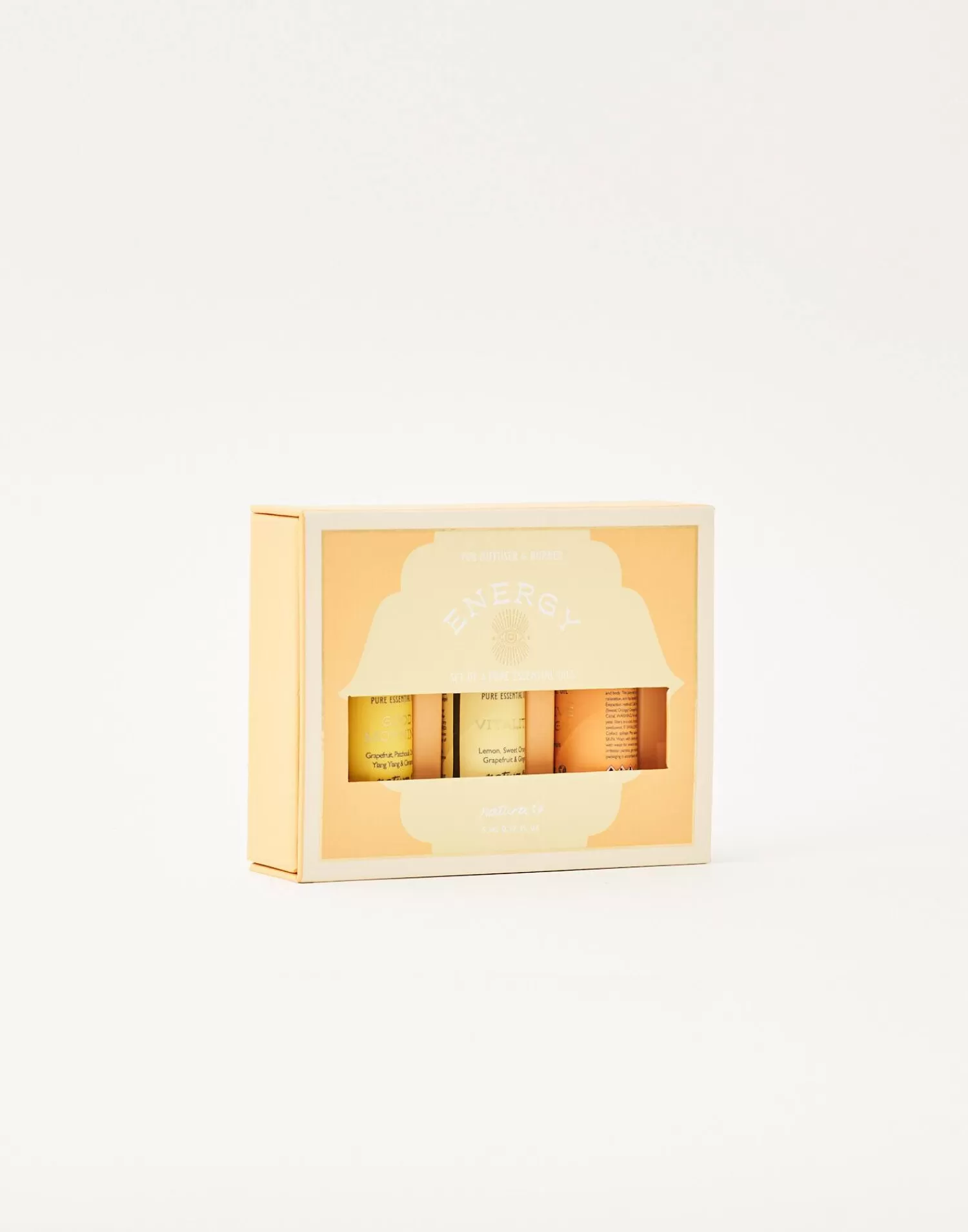 Aromas & Diffusers*Natura Selection Set Of 3 Essential Oils Energy 138232-ORANGE