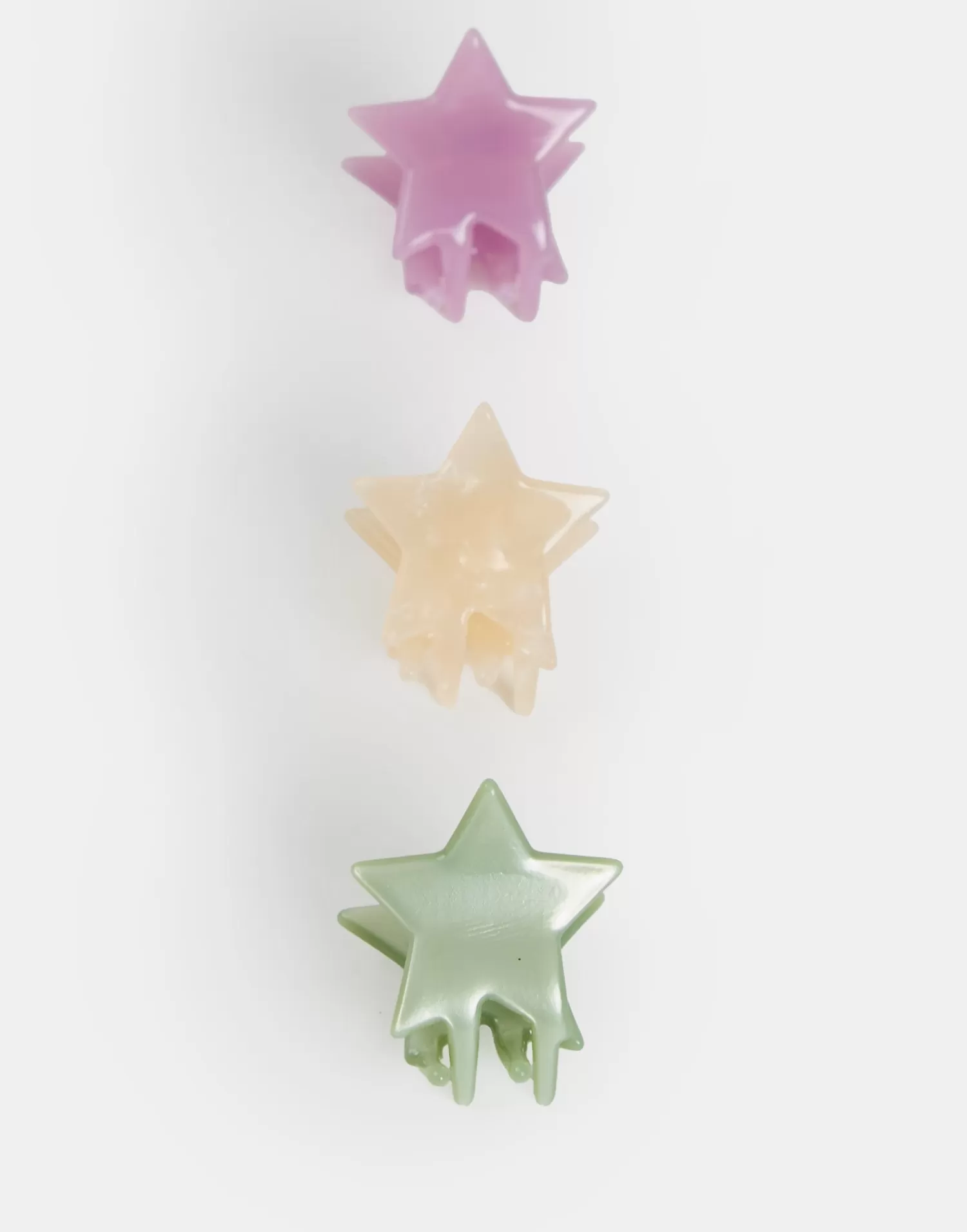 Other Accessories*Natura Selection Set Of 3 Star Hair Clips 148064-ASSORTED