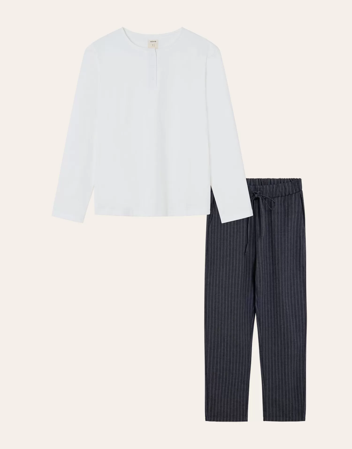 Pyjamas*Natura Selection Set Pajama Rayas Man 145106-GRAY