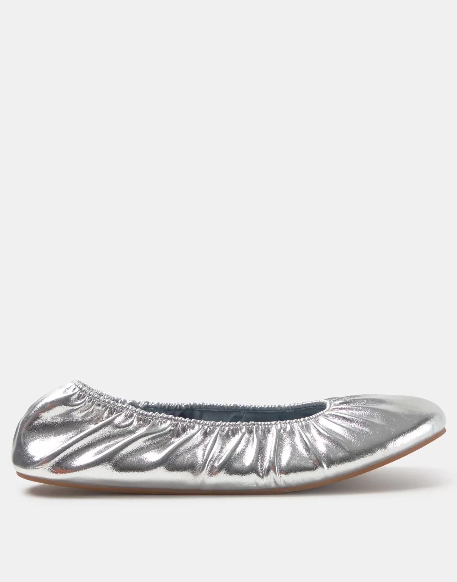 Footwear*Natura Selection Silver Ballet Flats 149772-SILVER