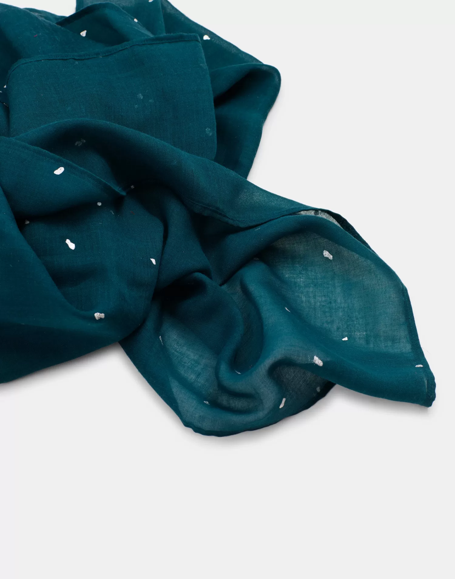 Scarves & Handkerchiefs*Natura Selection Silver Sparks Scarf 147807-GREEN