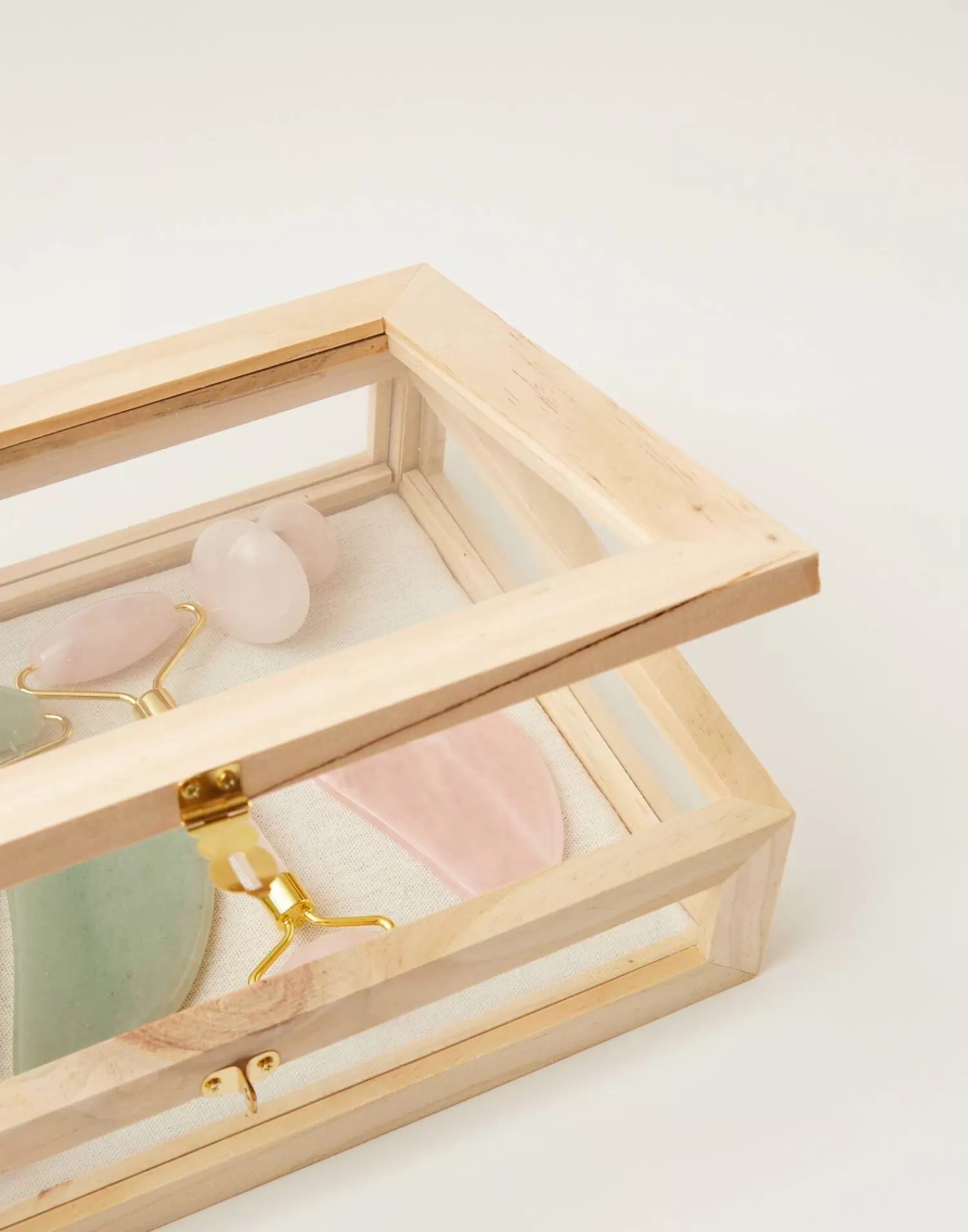 Decoration*Natura Selection Small Glass And Wood Display Case 144133-Natural