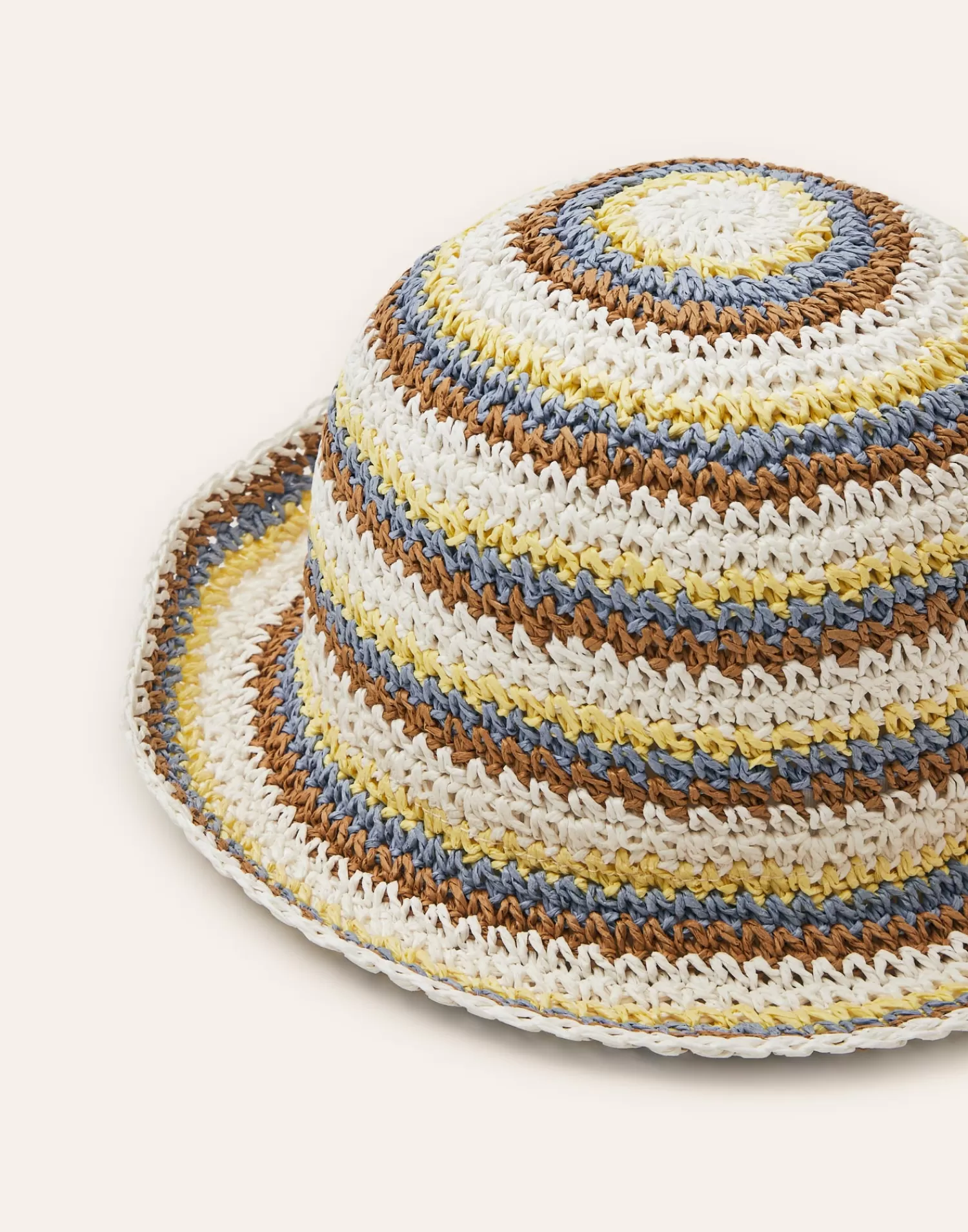 Hats & Caps*Natura Selection Soft Paper Bucket Hat 145597-ECRU