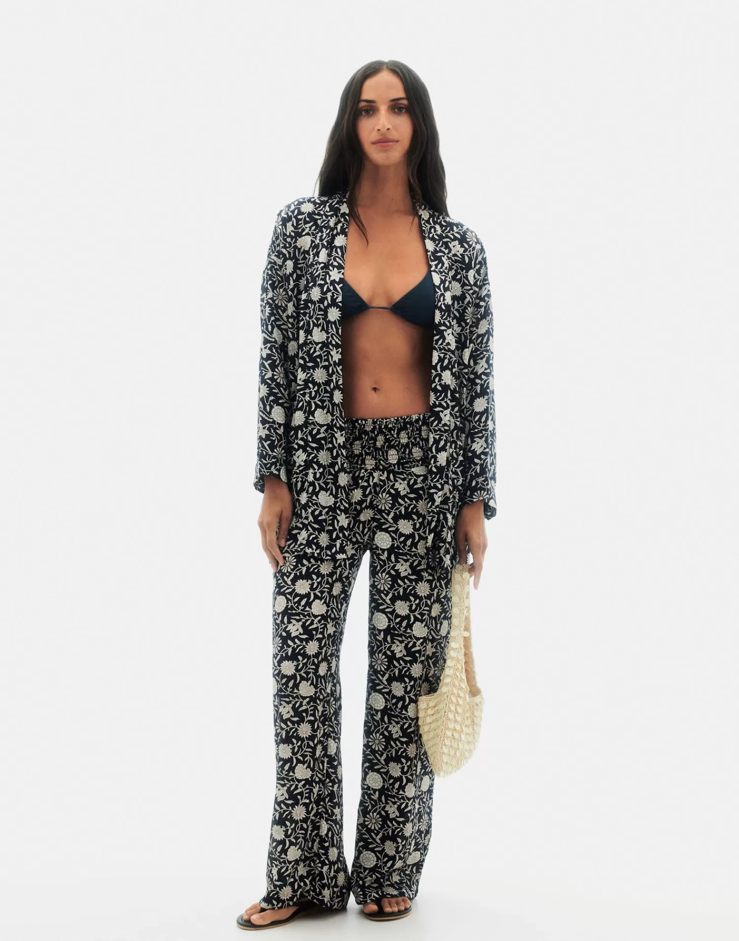 Kimonos*Natura Selection Softy Kimono 149155-NAVYBLUE