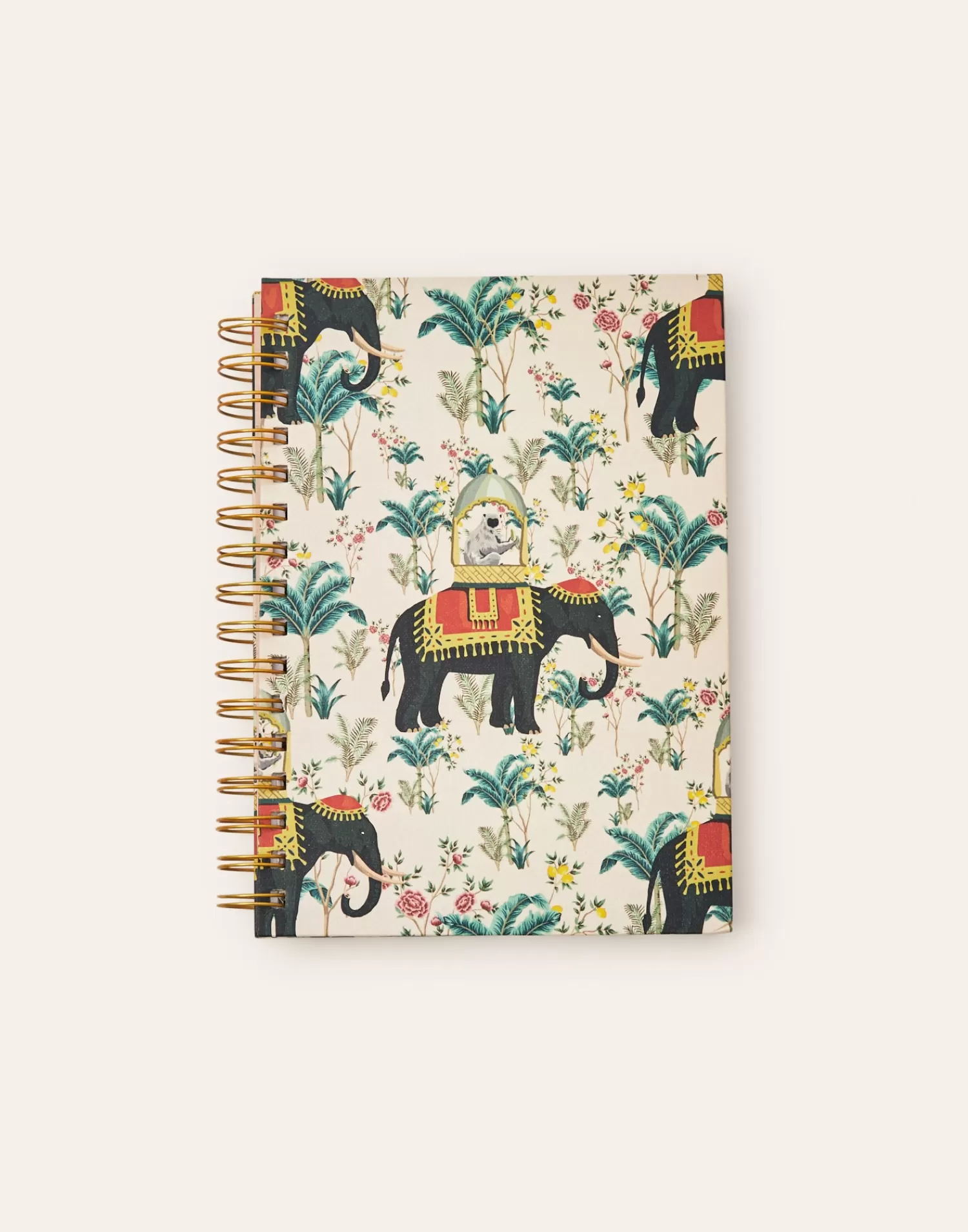 Stationery*Natura Selection Spiral-bound Covered Notebook Elephant 145995-ELEFANT