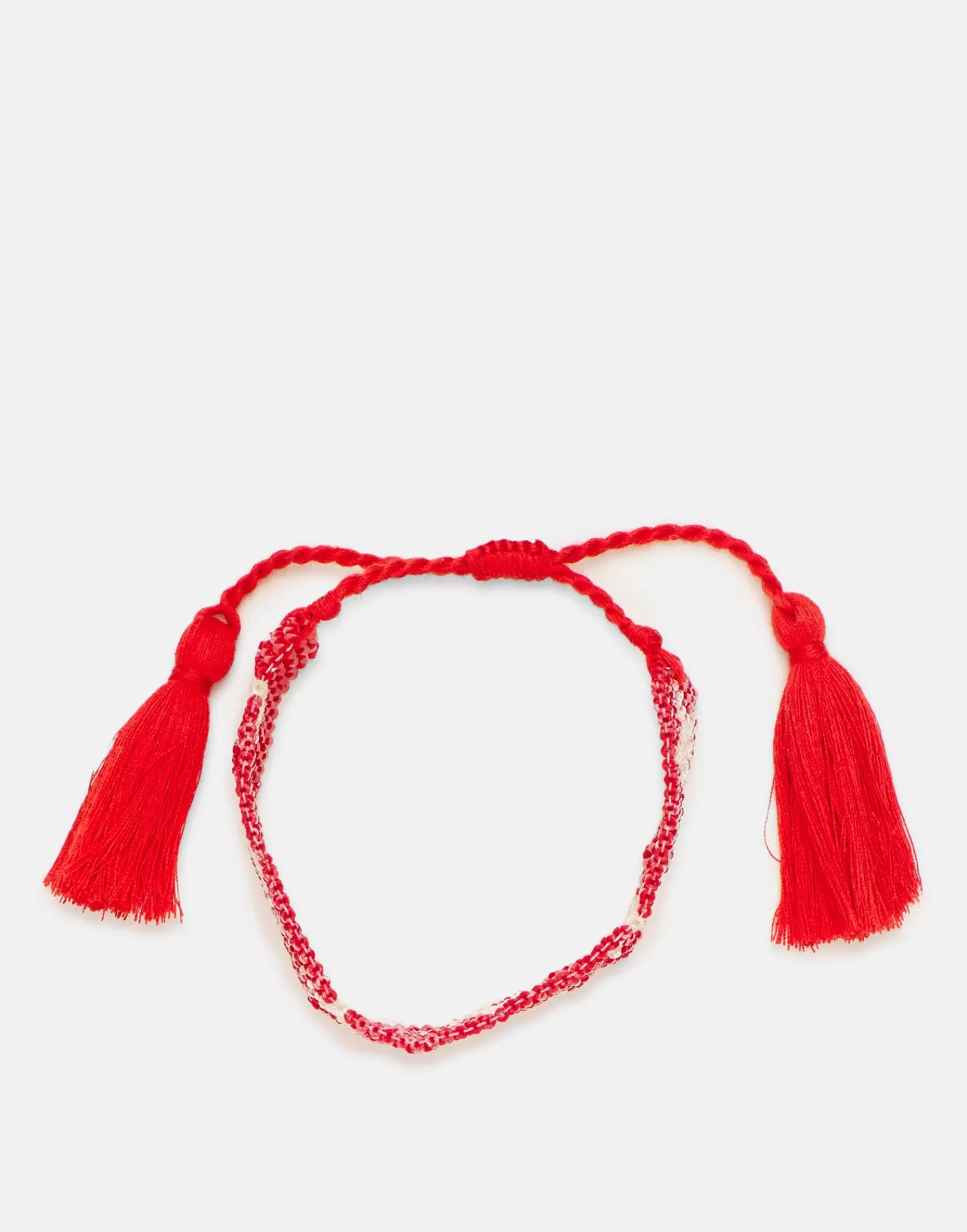 Jewelry*Natura Selection Star Beads Bracelet 147860-RED