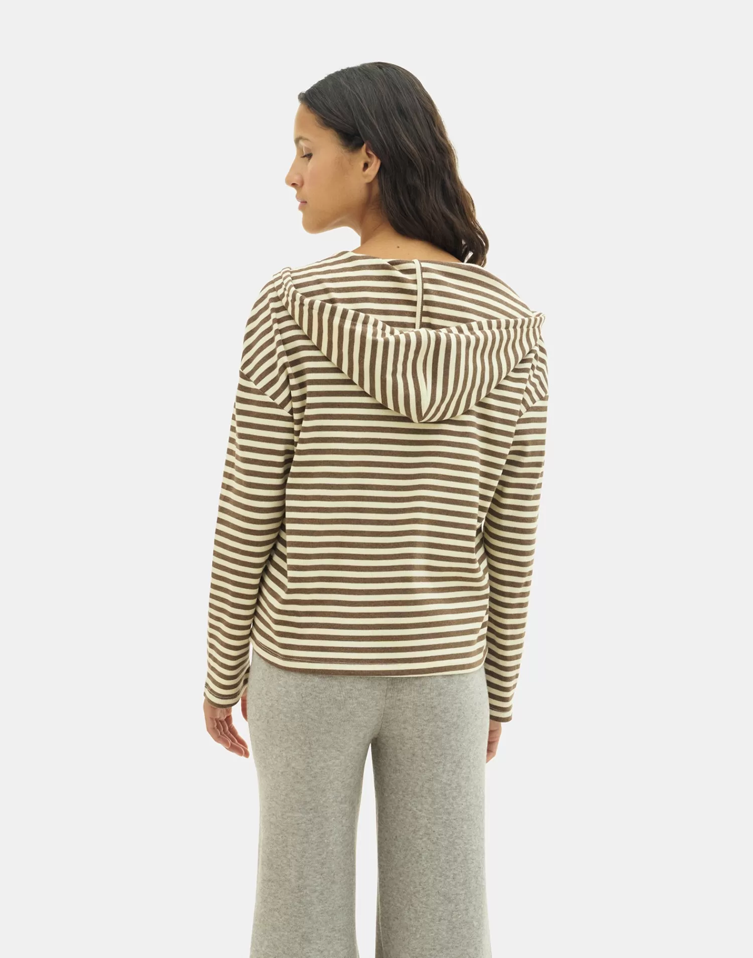 striped_tshirt_3-1.webp T-Shirts & Tops*Natura Selection Striped T-shirt 149790-BEIGE