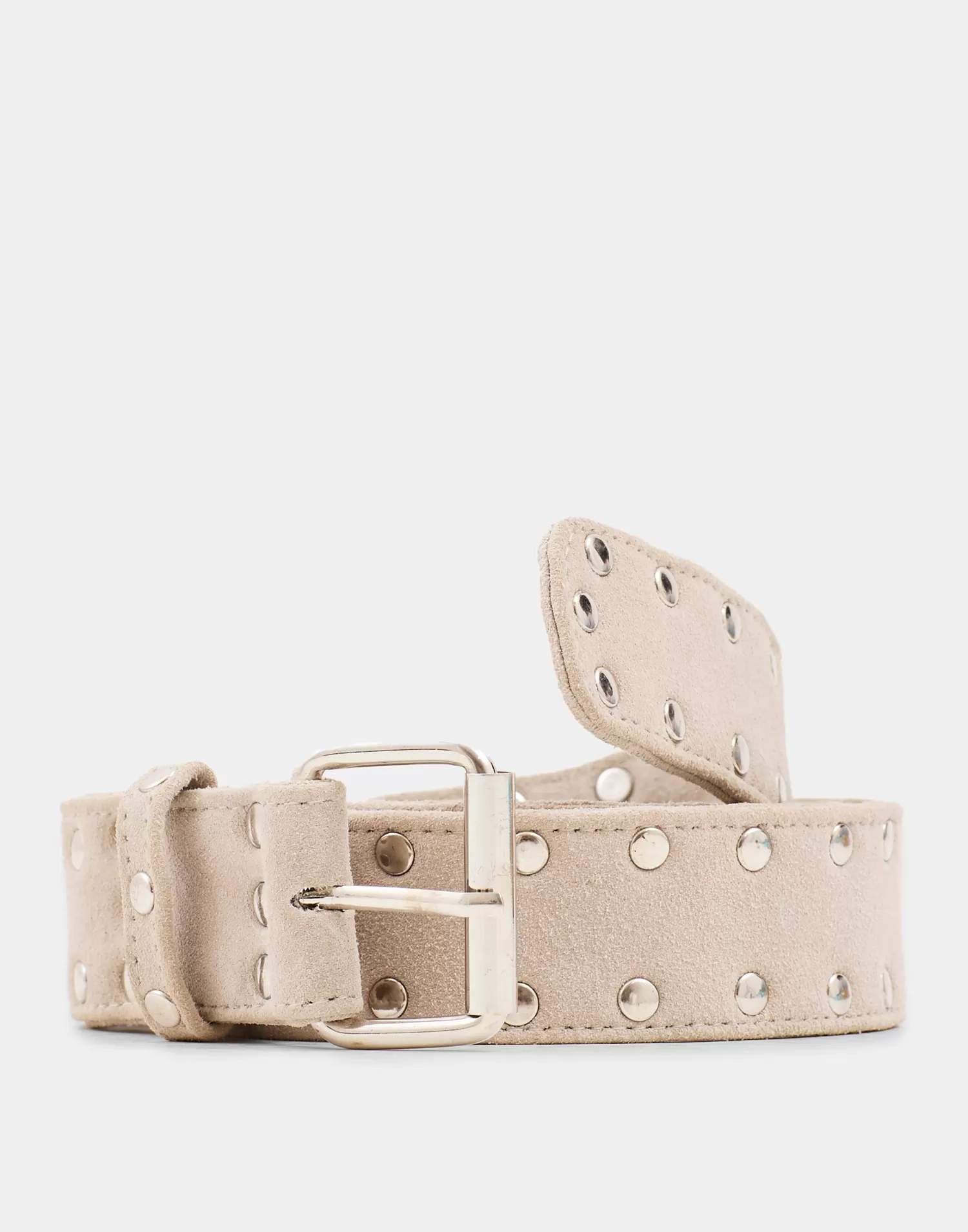 Belts*Natura Selection Studded Suede Belt