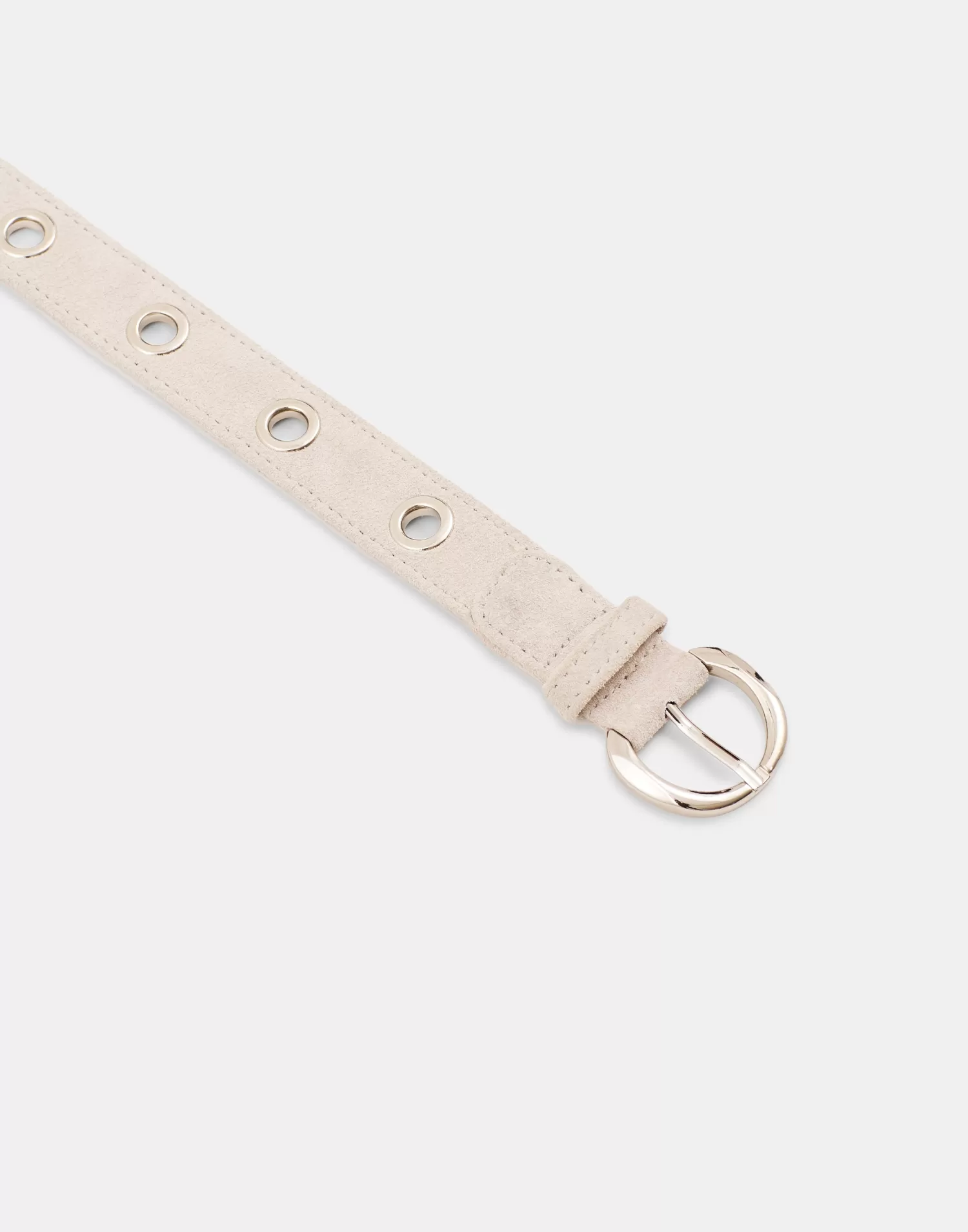Belts*Natura Selection Suede Belt 148571-LIGHTGREY