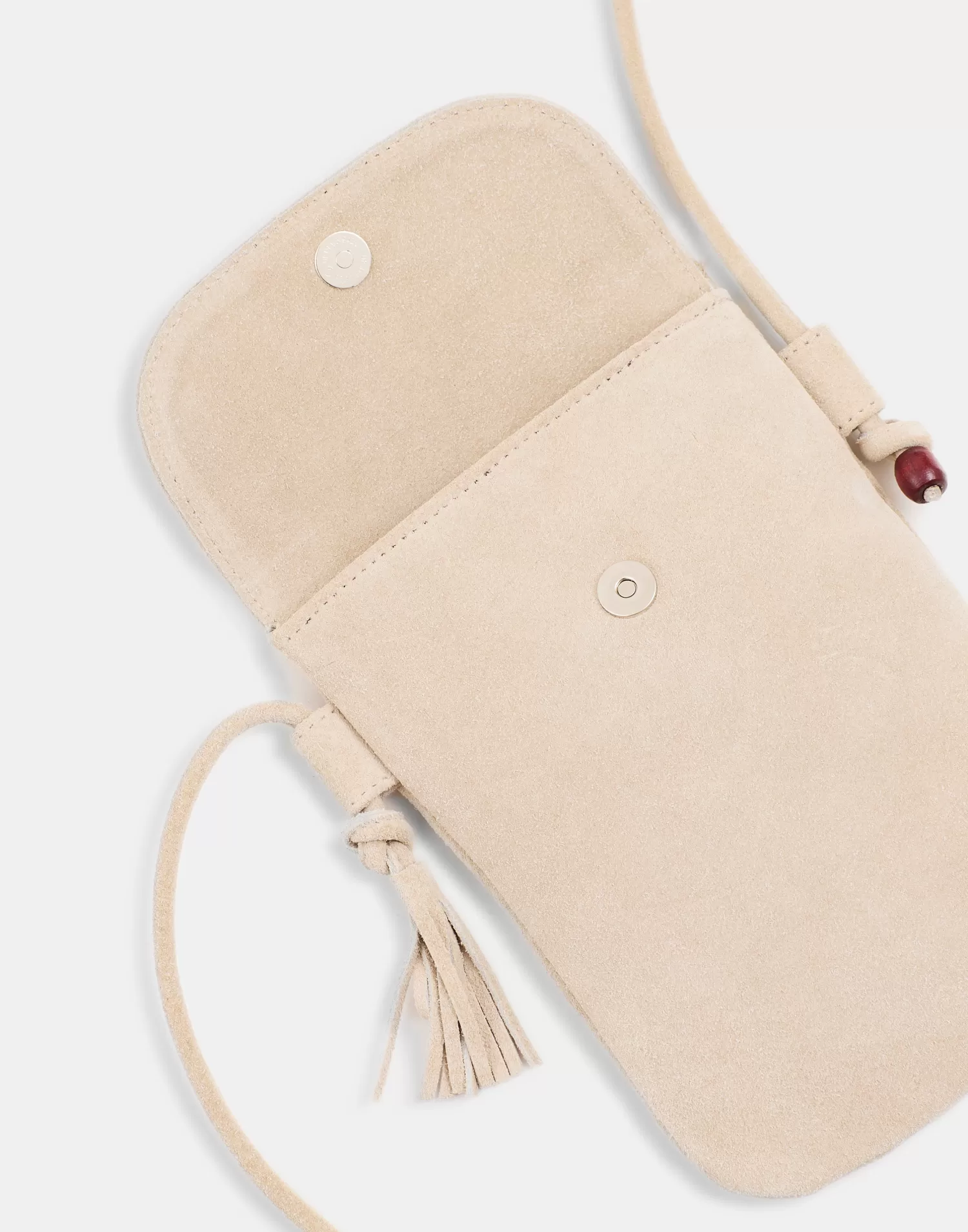 Bags & Purses*Natura Selection Suede Phone Holder 147831-ICE