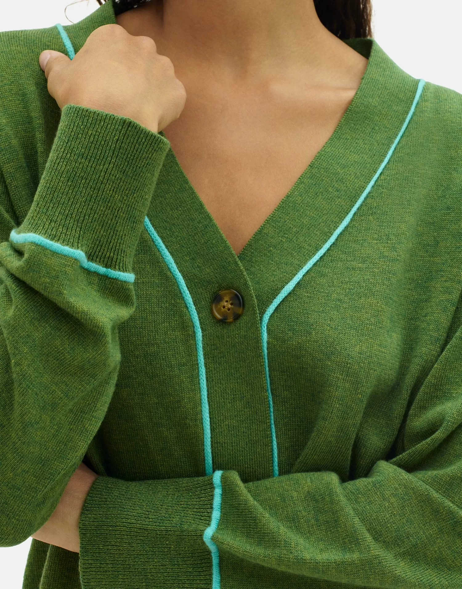 Sweaters & Cardigans*Natura Selection Susan Cardigan 149815-GREEN