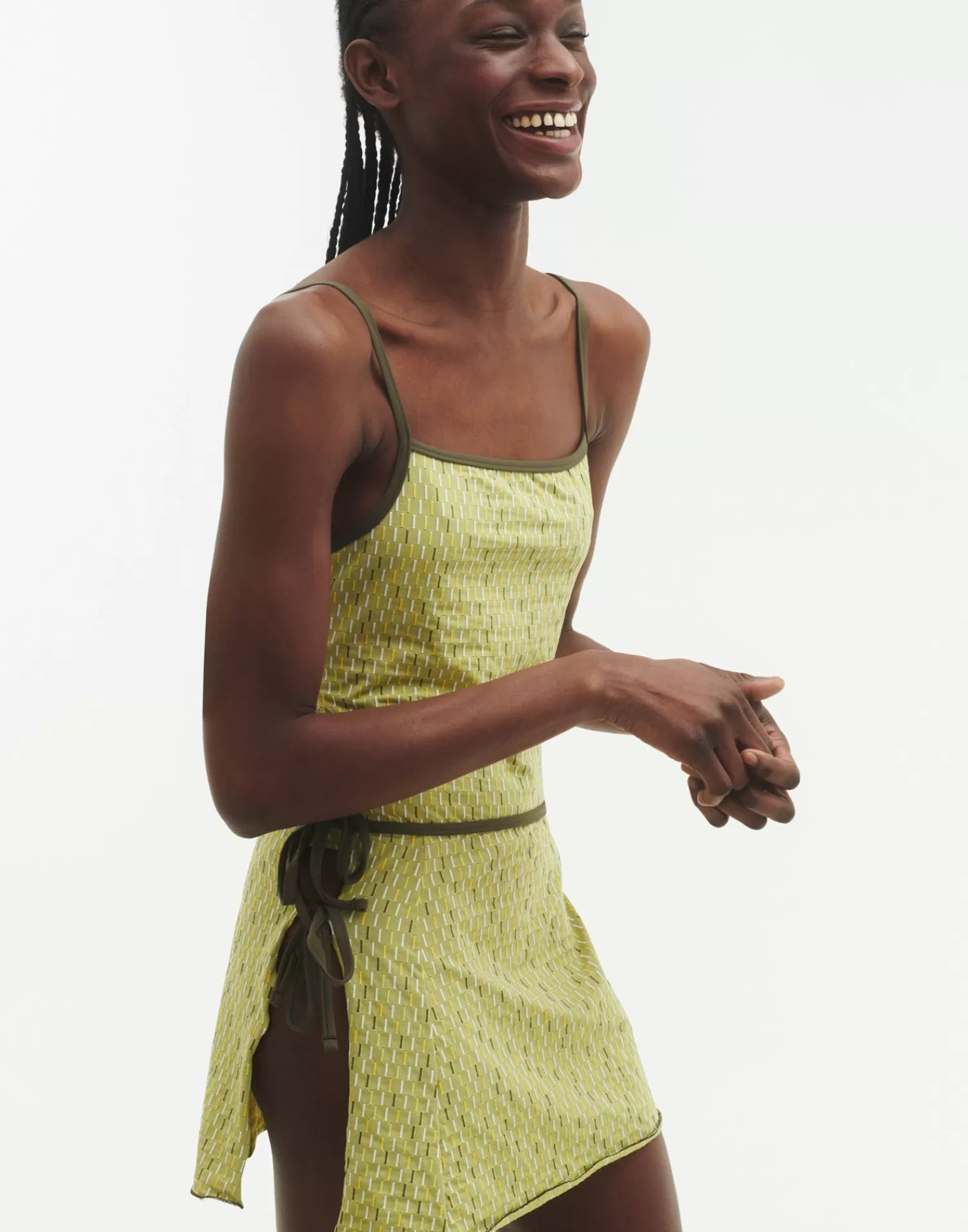 Pareo*Natura Selection Textured Print Pareo Skirt 145942-GREEN