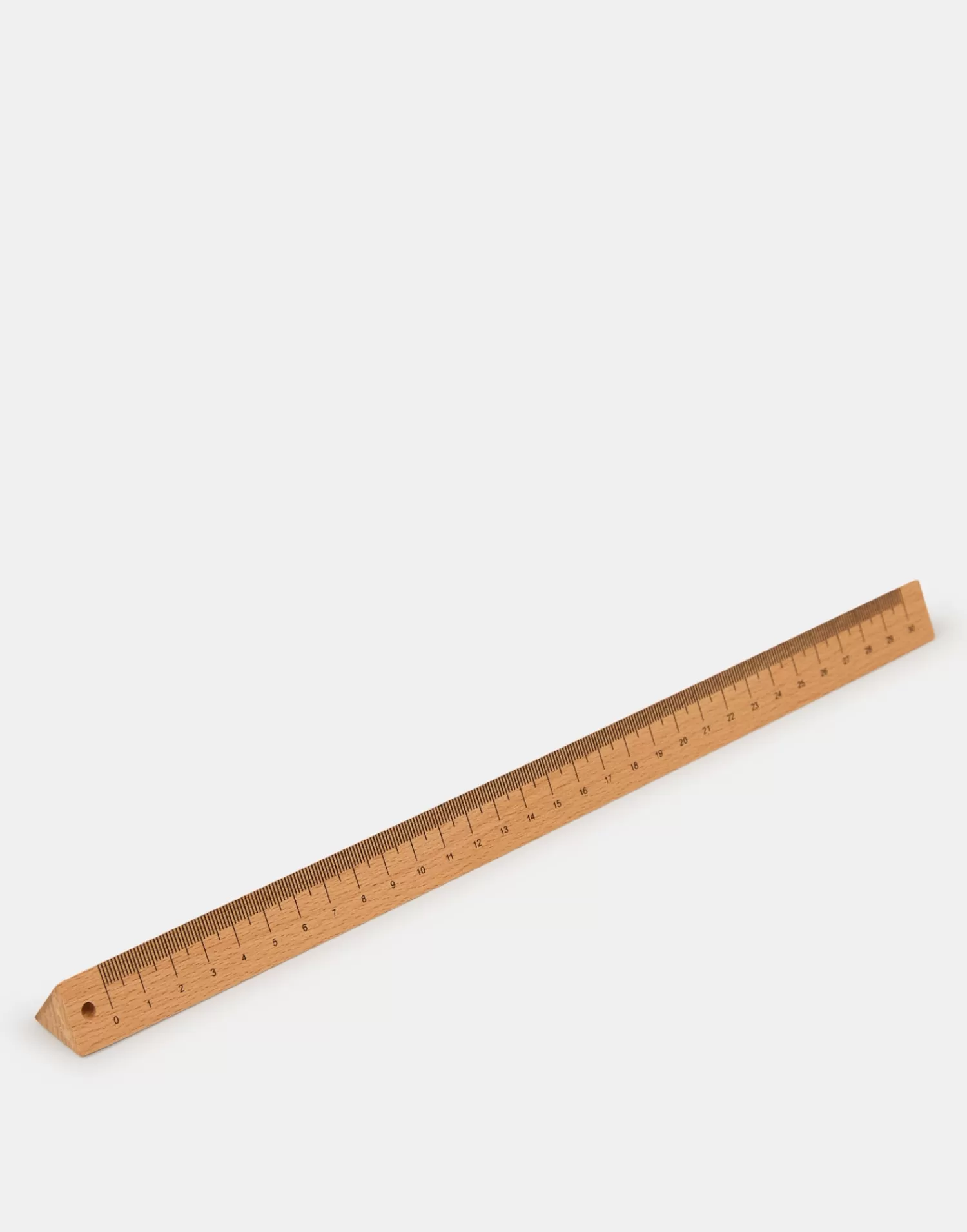 Stationery*Natura Selection Triangular Wooden Ruler 30 Cm 147988-WOOD