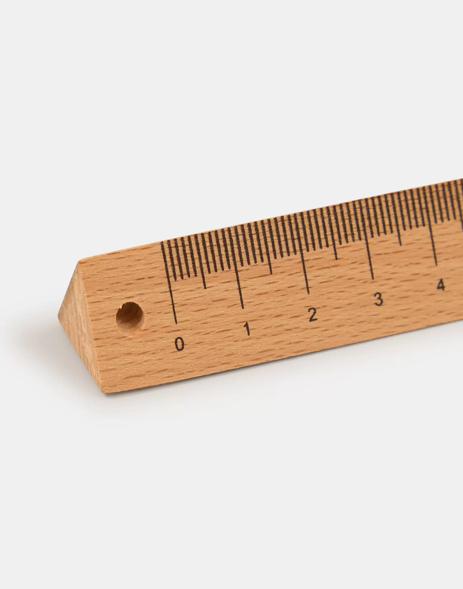 Stationery*Natura Selection Triangular Wooden Ruler 30 Cm 147988-WOOD