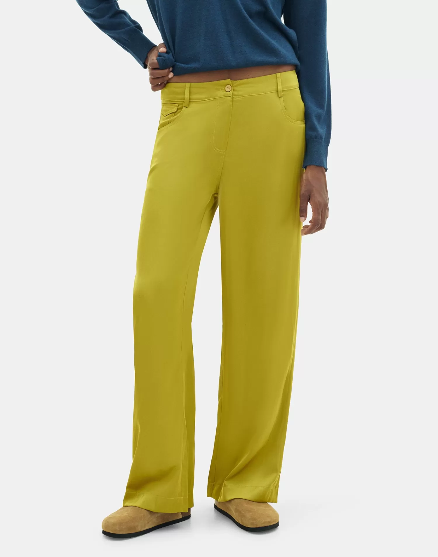 Pants*Natura Selection Tuarana Pants 149731-OLIVE