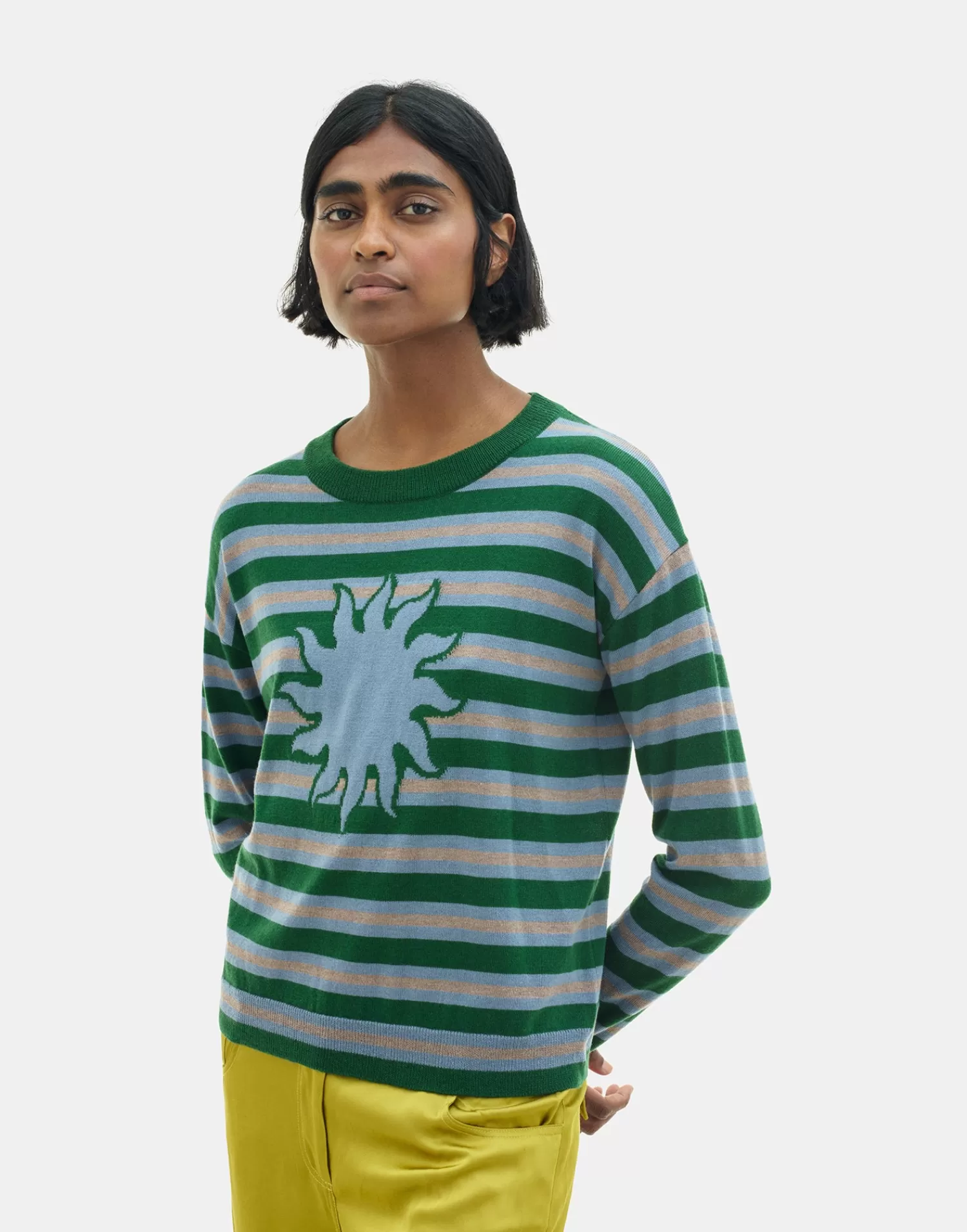 Sweaters & Cardigans*Natura Selection Uki Sweater 149809-GREEN