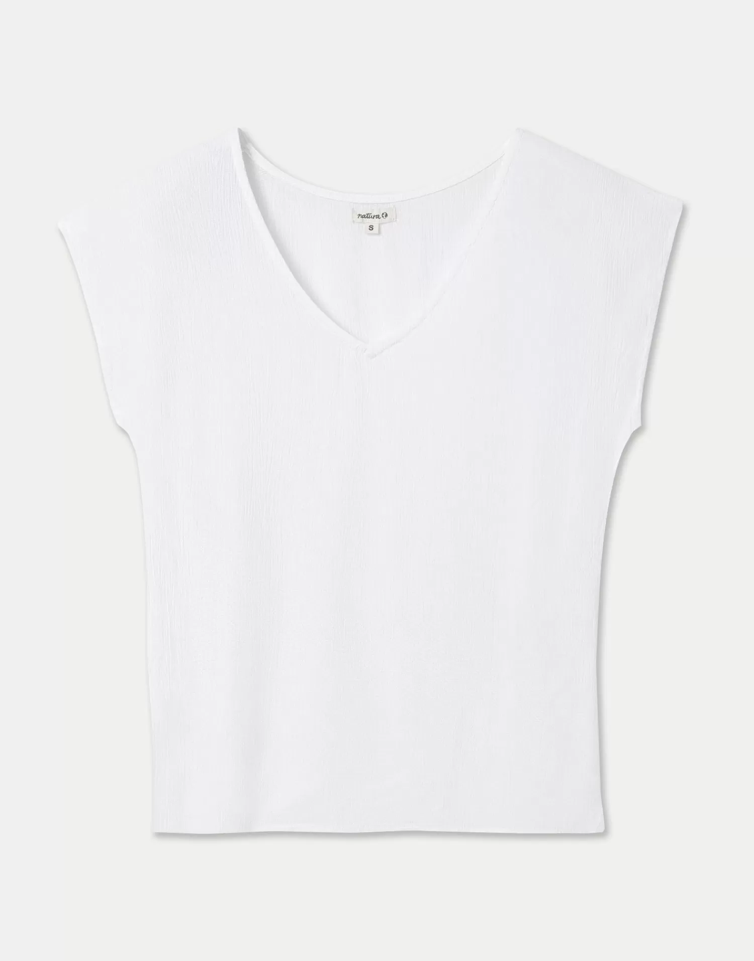 T-Shirts & Tops*Natura Selection V-neck Short-sleeved Top