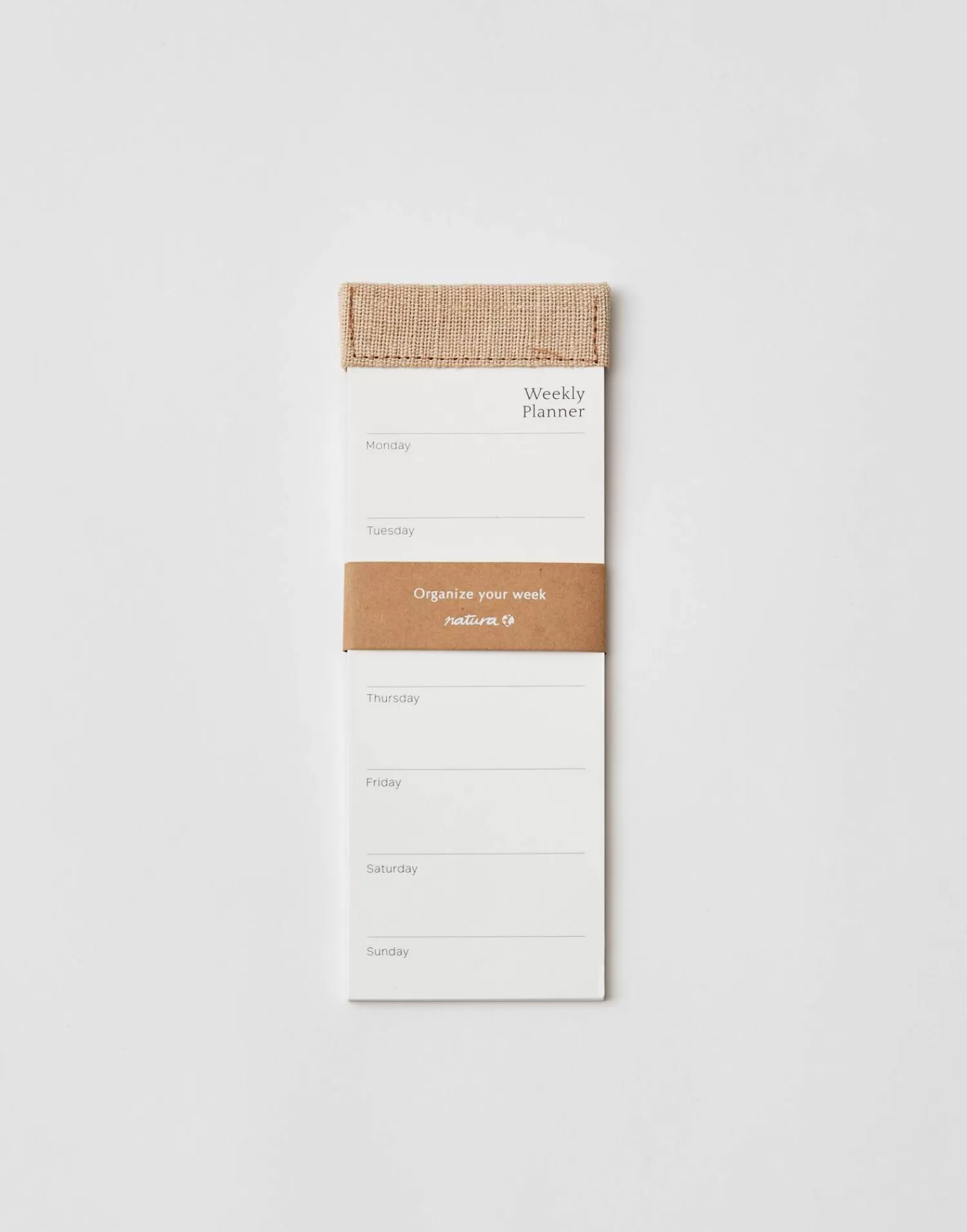 Stationery*Natura Selection Weekly Planner Vertical Notebook 142218-Beig