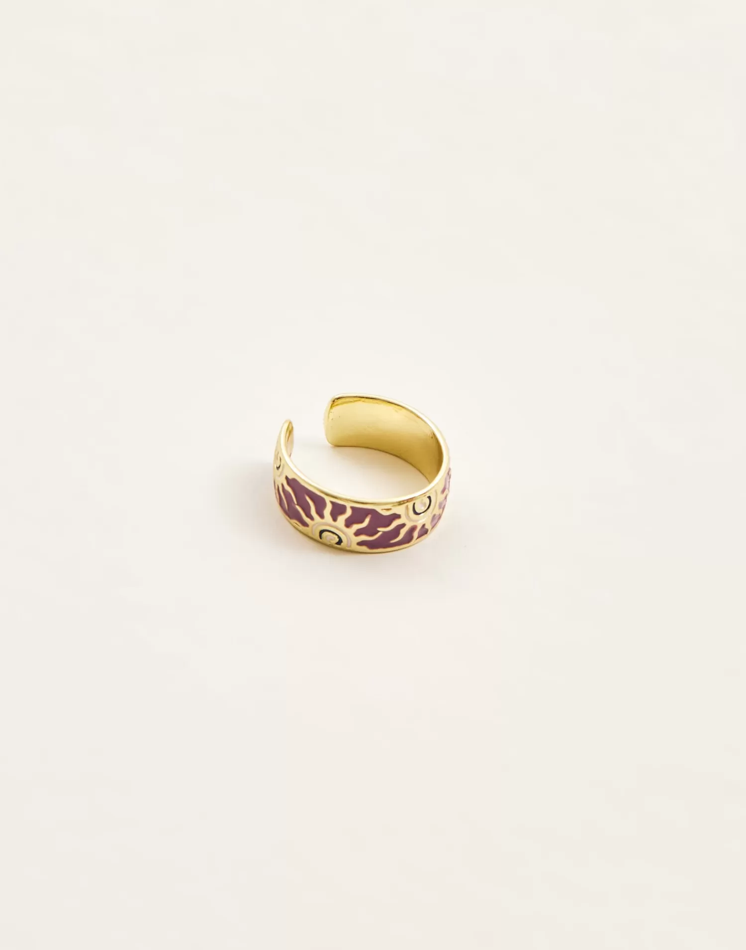 Jewelry*Natura Selection Wide Ring With Sun Motifs