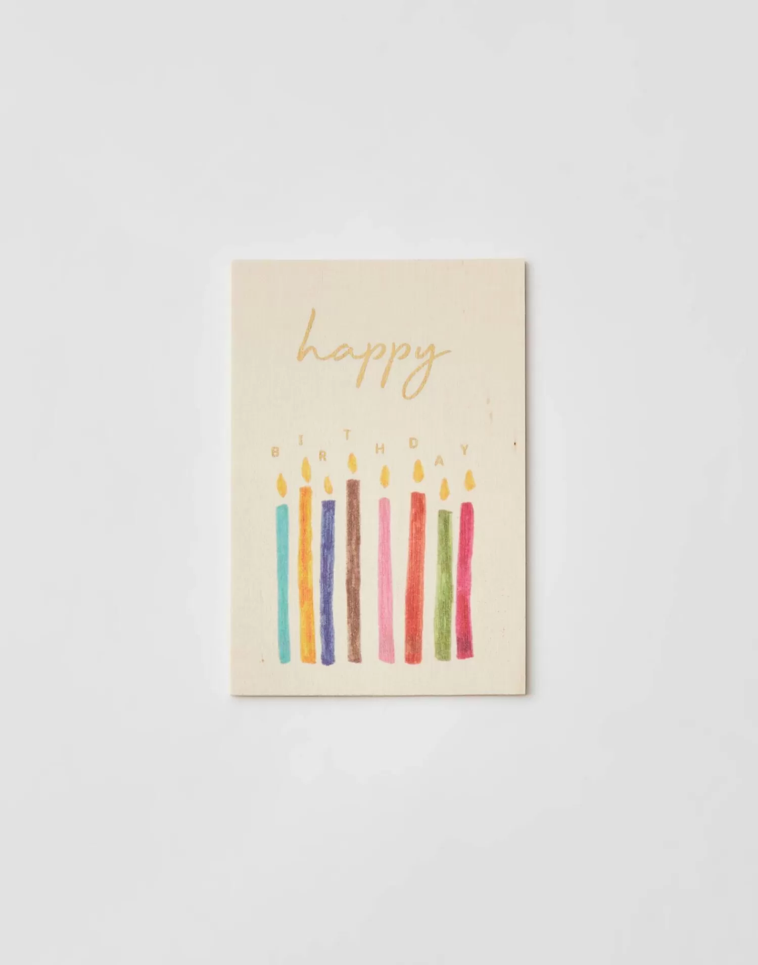 Stationery*Natura Selection Wooden Postcard