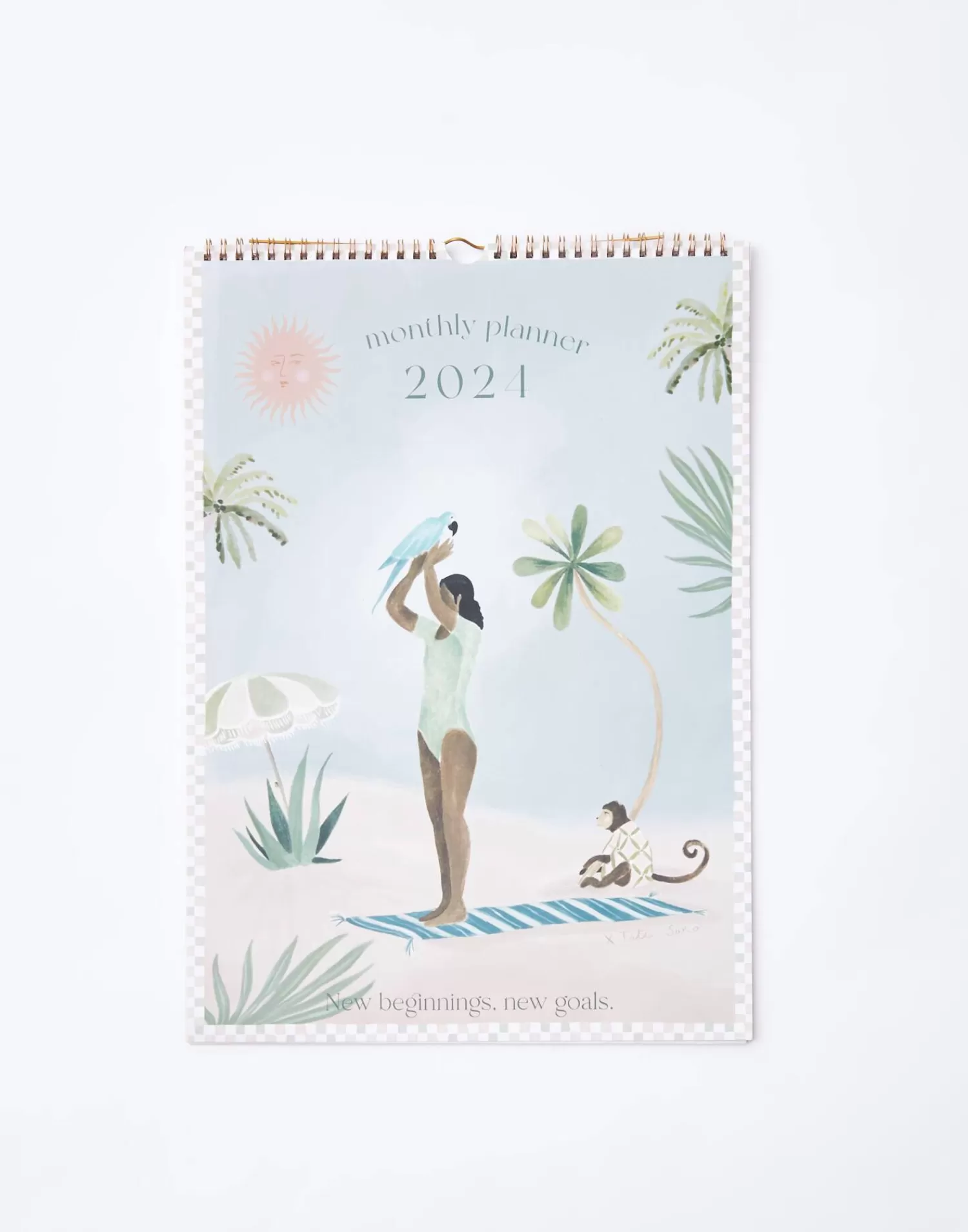 Stationery | Planners*Natura Selection Yoga Calendar 2024 142175-Multi