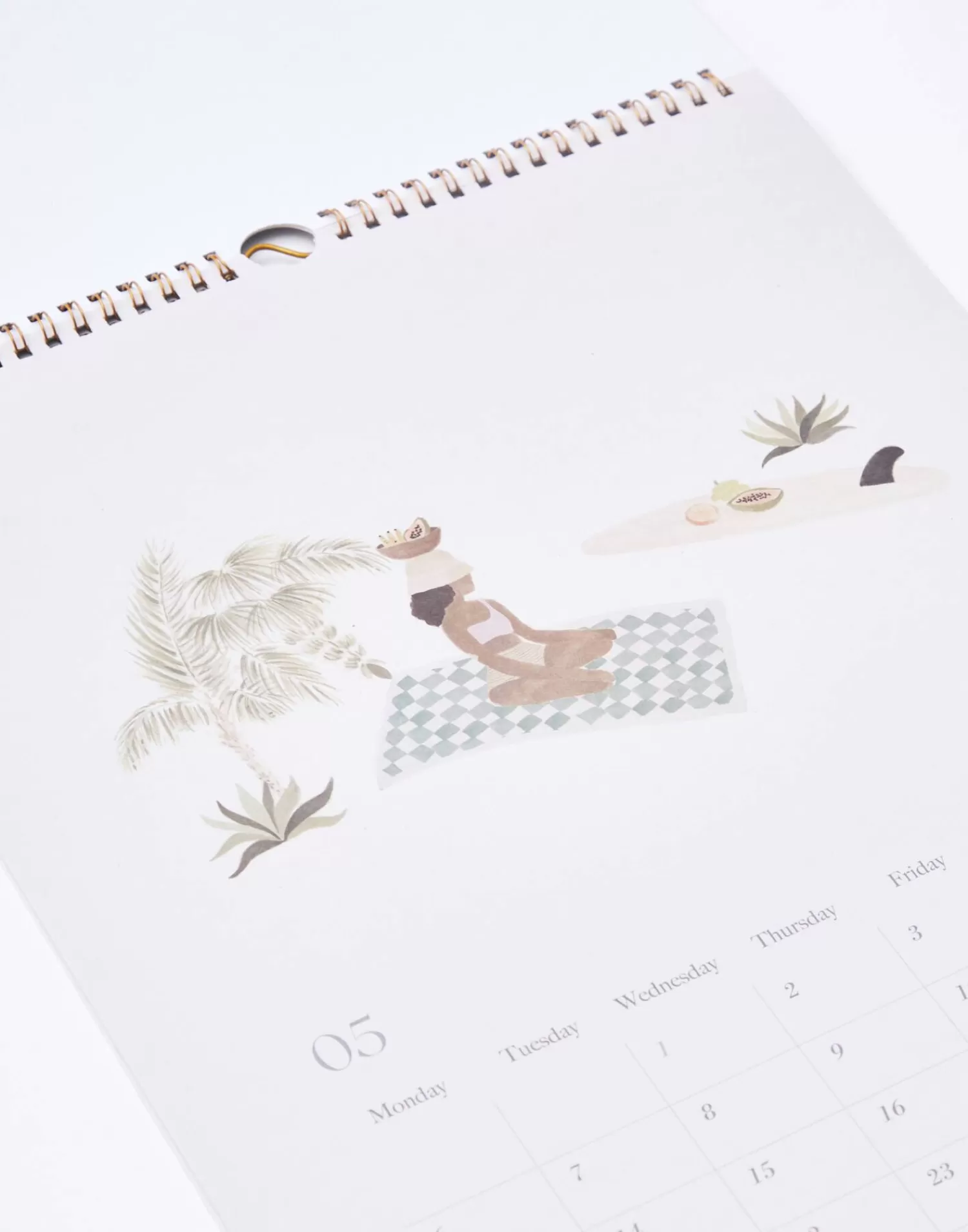 Stationery | Planners*Natura Selection Yoga Calendar 2024 142175-Multi