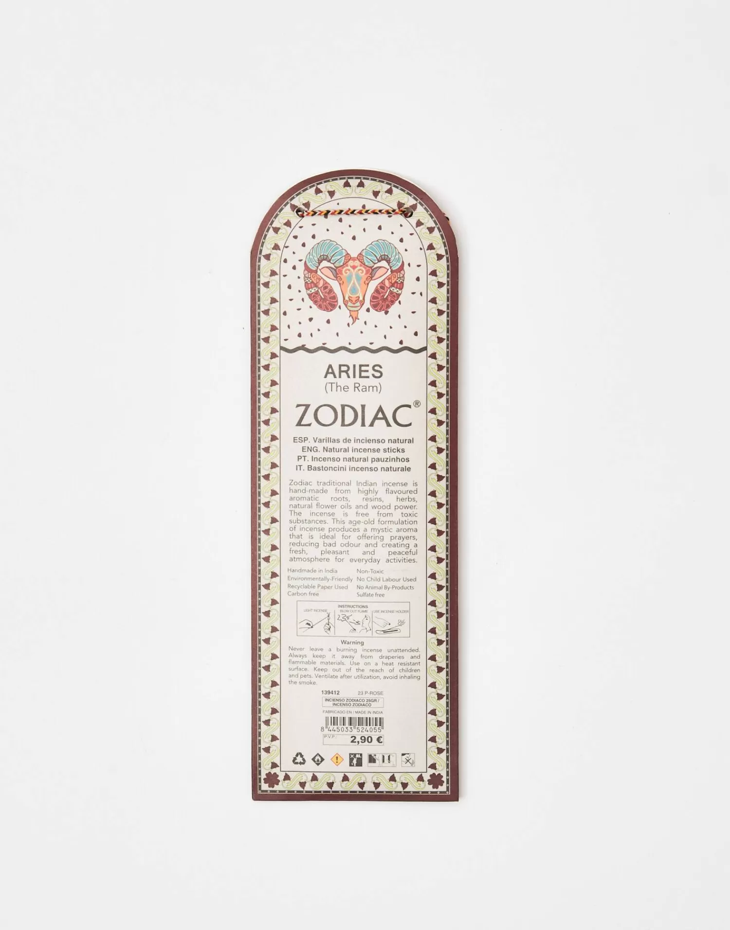 Aromas & Diffusers | Incenses*Natura Selection Zodiac Incese Sticks 25gr